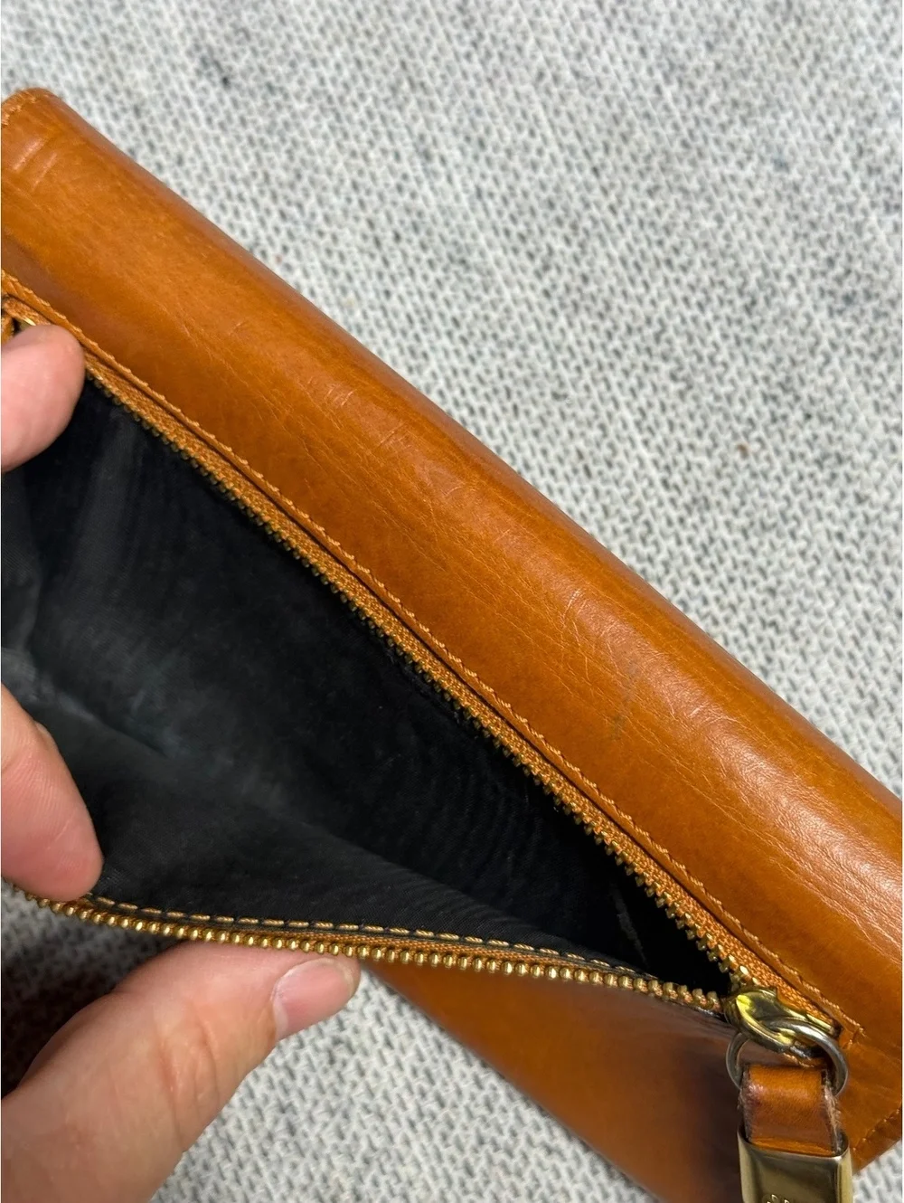 Chloé Brown Leather Wallet Set Long & Bifold